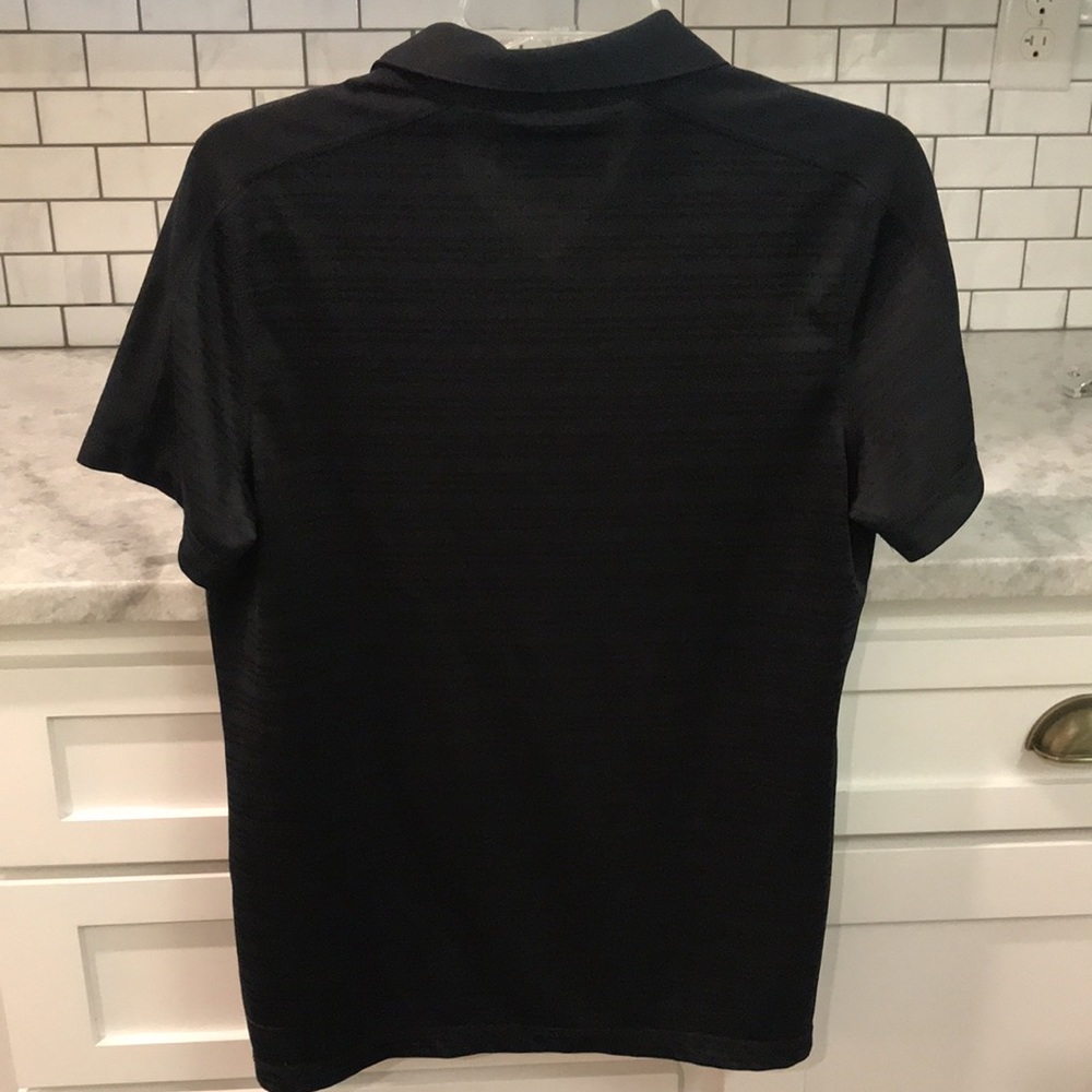 Adidas Black Polo Shirt Womens Size Large Climate Breathable Short Sleeves - Picture 5 of 7